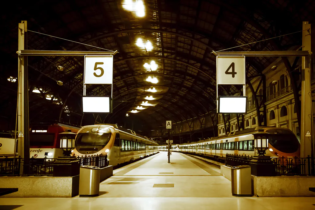 <p>Estación de tren, Barcelona</p>
