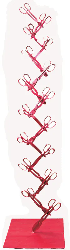 <p>Tótem X | Acero con acrílico |193 x 50 x 50 cms |2011</p>
