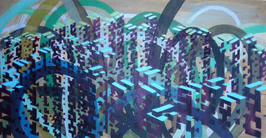 <p>2014 | Óleo y aerosol sobre madera |47 x 91 cm</p>
