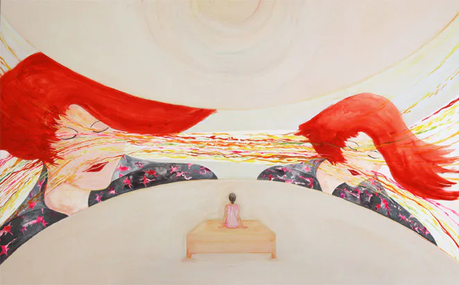 <p>Seduction de Joel Bartolomeo, de la serie Pintando la imagen-movimiento. 2010. Acrílico sobre tela. 120 x 200 cm.</p>
