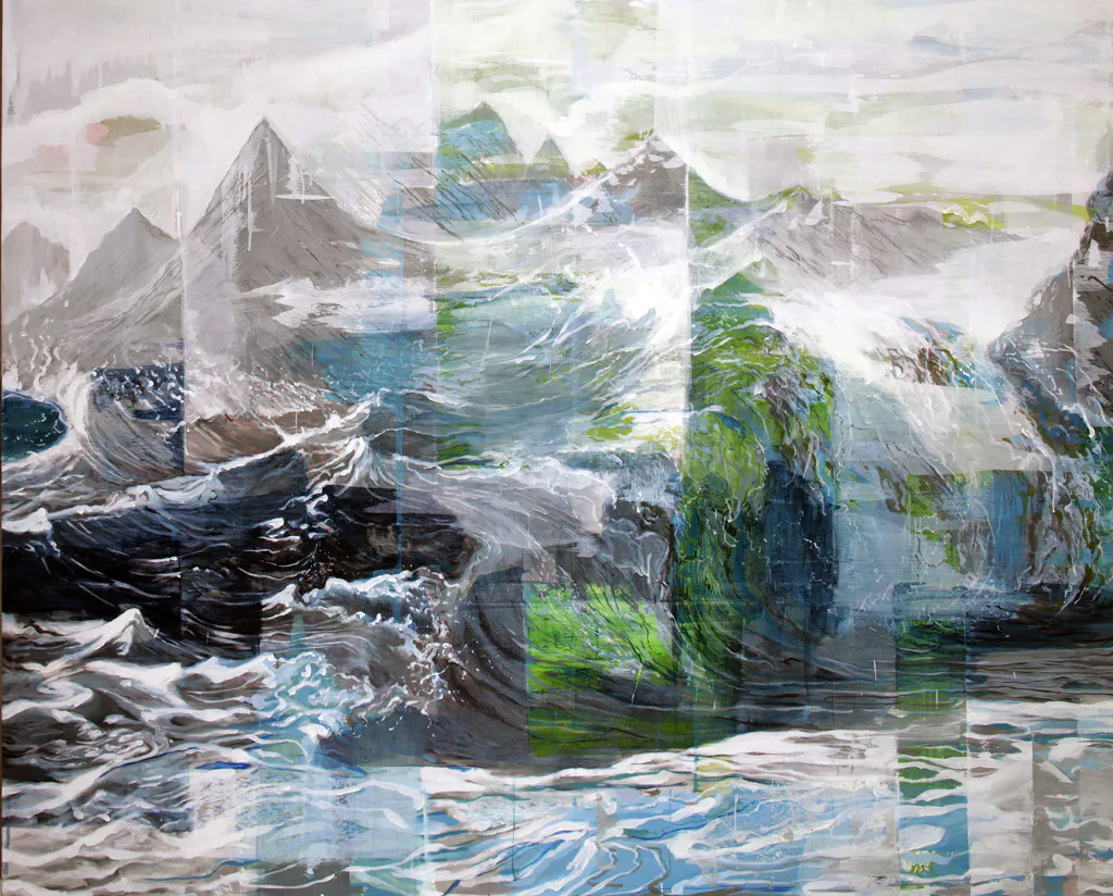 <p>Trampland con olas | 2015 | 180 x 220 cm | Acrílico s/lienzo</p>
