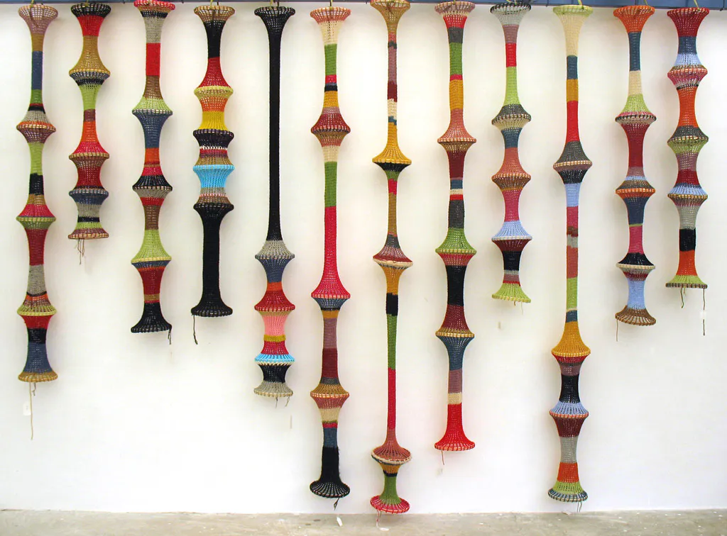 <p>Tiempo de espera, 2008-2009. Gráfica tejida</p>
