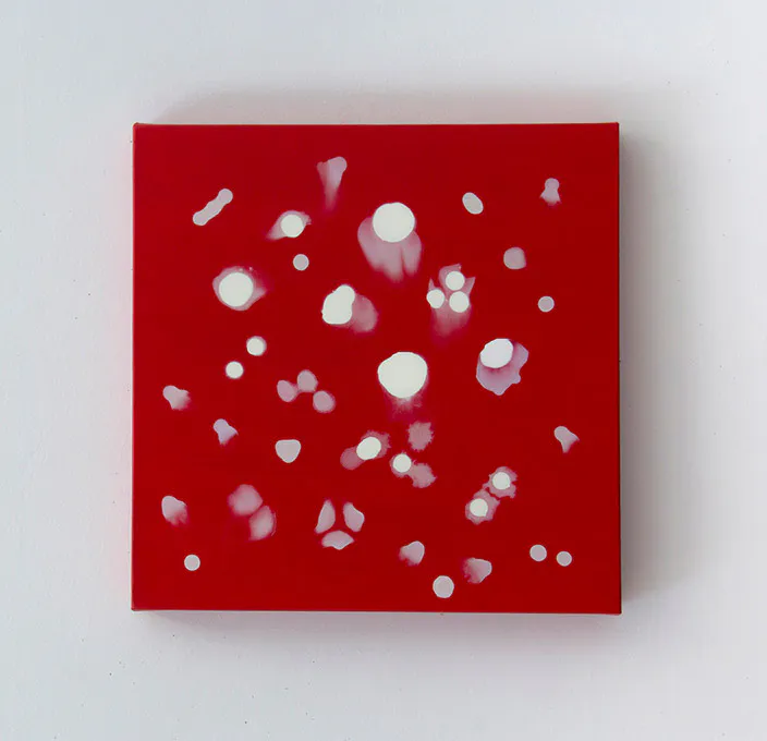 <p>Movimiento celular, 2023 | Acrílico / tela | 40 x 40 cm</p>
