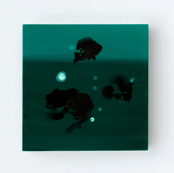 <p>Aguas profundas, 2023 | Acrílico / tela | 40 x 40 cm</p>
