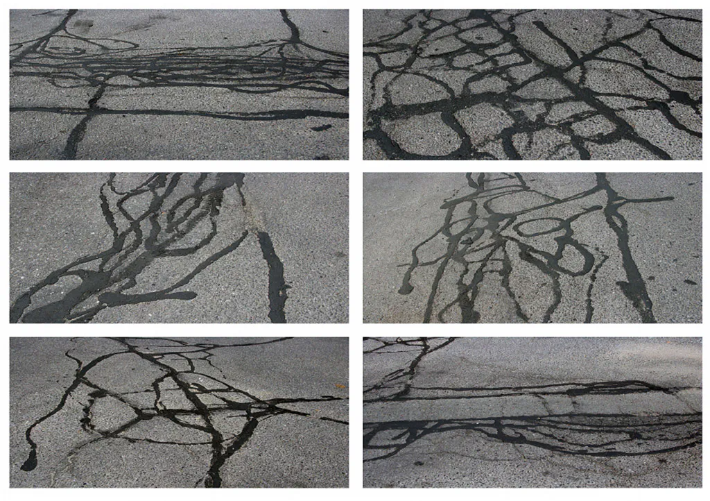 <p>Huellas en pavimentos</p>
