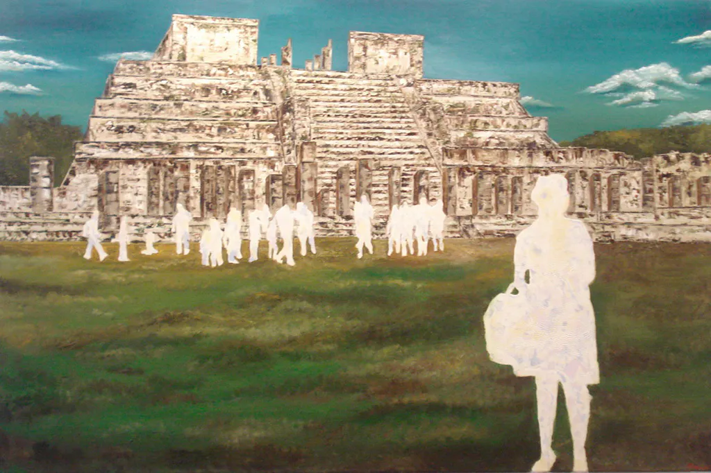 <p>Esencias anónimas III | Oleo/Tela | 80 cm x 120 cm | 2010</p>
