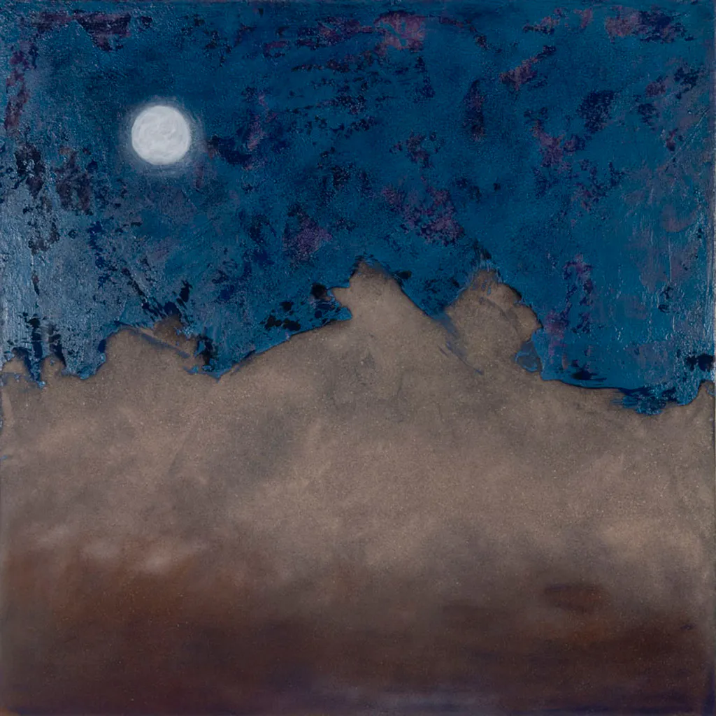 <p>Luna en azul | Técnica mixta | 90 x 90 cms. | 2006</p>
