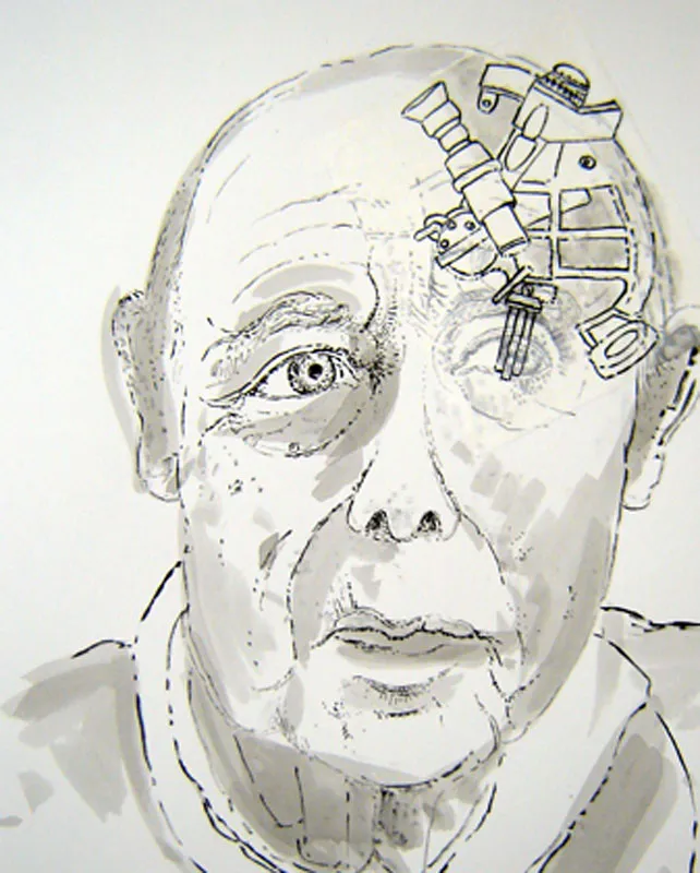 <p>Germina, arte objeto (detalle caja) | 25 x 30 x 5 cms | Punta seca, pátina,óleo y hoja de plata s/caja de aluminio y hojalata | 2012</p>
