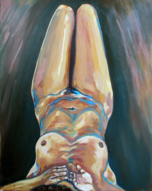 <p>Paisajes de piel 7 | Óloe sobre lino | 81 x 100 cm | 2009</p>
