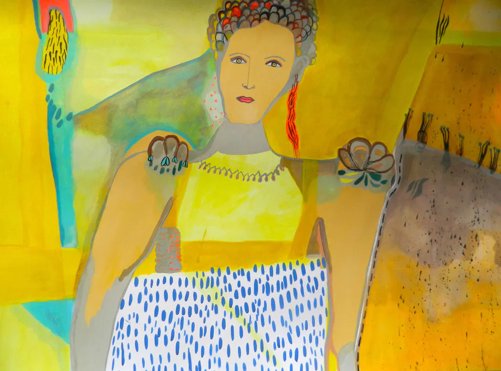 <p>De la serie: Efflorescence | Sin título | Acrílico sobre papel | 2013</p>
